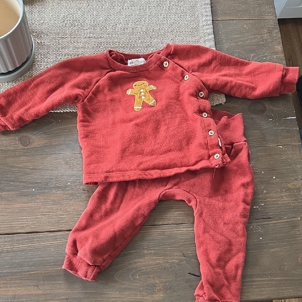 Cozy Red Kids Matching Set